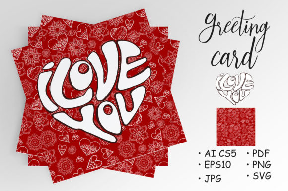 Cute Flowers and Hearts. Hand Drawing Graphics and Illustrations Review