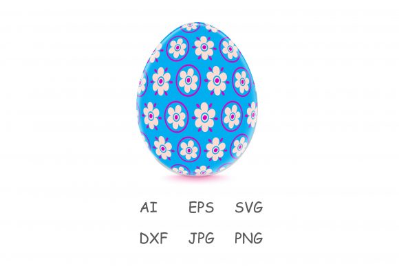 Easter Egg Beautiful Flowers Sunday Graphics and Illustrations Review
