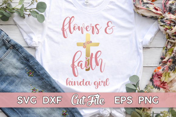 Flowers and Faith SVG Cross Shirt Review