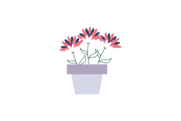 Flowers Pot Beauty Nature Graphics and Illustrations Review