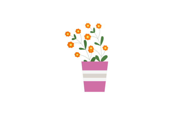 Flowers Pot Botany Beauty Nature Graphics and Illustrations Review