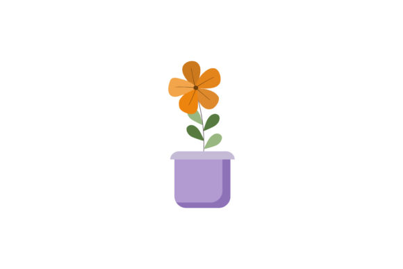 Flowers Pot Nature Decoration Graphics and Illustrations Review