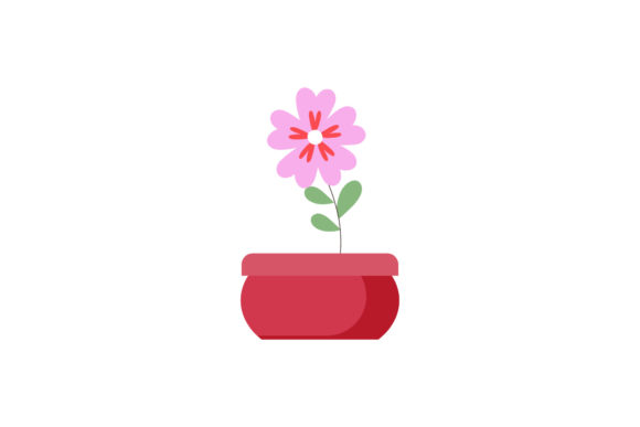 Flowers Pot Nature Graphics and Illustrations Review