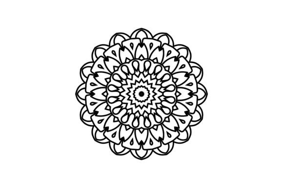 Mandala Flowers Graphics and Illustrations for Editorial Design