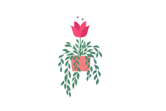 Spring Pink Flowers Vector: Fresh Graphics for Modern Illustrations
