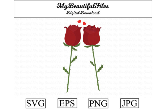 Valentines Day - Roses Clipart Graphics and Illustrations