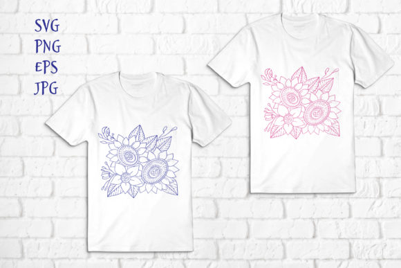 Zentangle Flowers Graphics and Illustrations Review